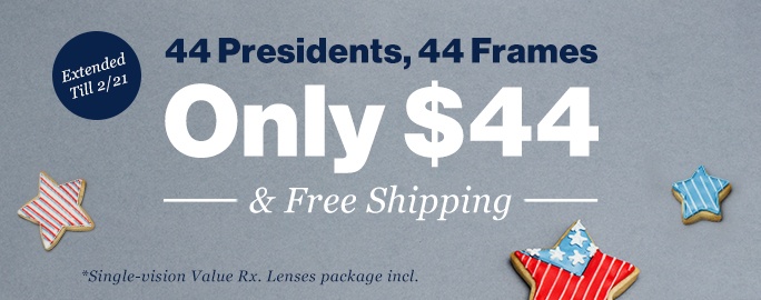 44 Presidents, 44 Frames for Only $44